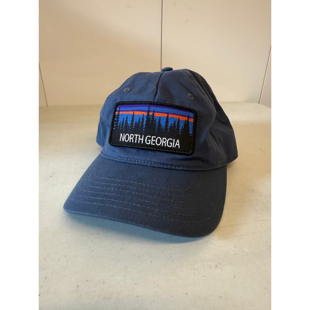 Richardson Outdoor North Georgia Patch Dad Hat Navy Blue Adjustable Baseball Cap